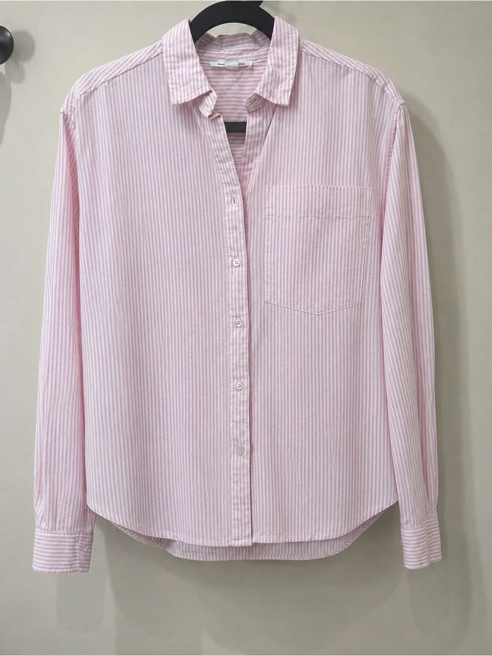Beachlunchlounge Pink Striped Button-Up Shirt